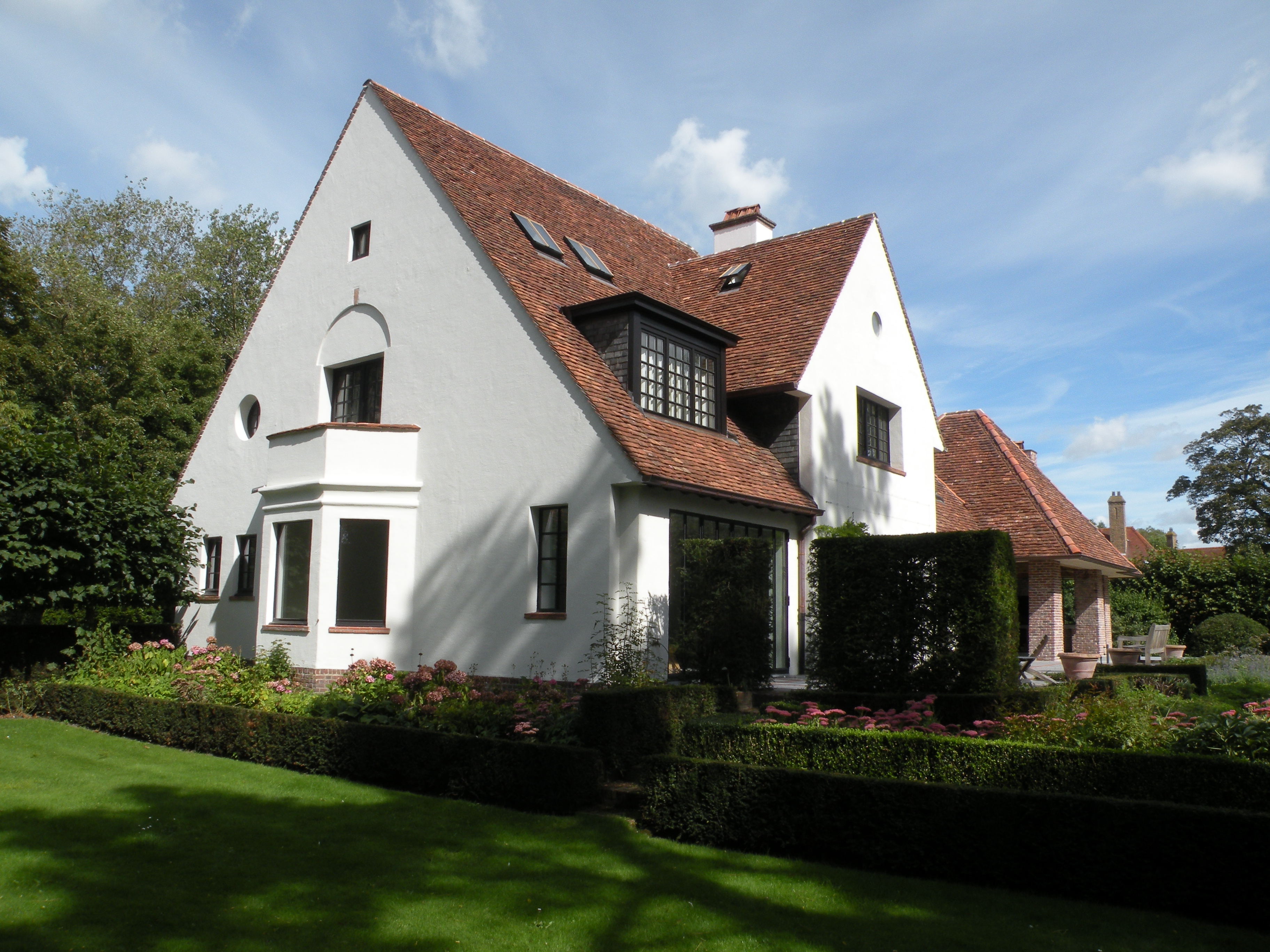 Gevelwerken aan een woning